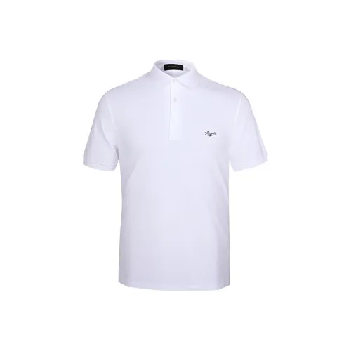 Zegna SS22 Поло Мужское Белое