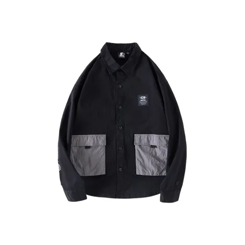 Starter Черная Унисекс Рубашка