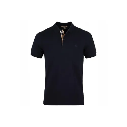 Burberry Поло Мужское Морской Синий