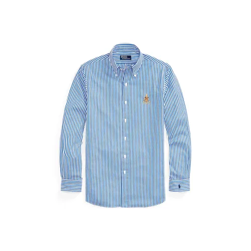 Polo Ralph Lauren Blue Men's Shirts Поло Ralph Lauren Синие Мужские Рубашки