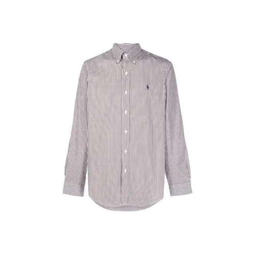 Polo Ralph Lauren FW21 Рубашка Мужская Серого цвета