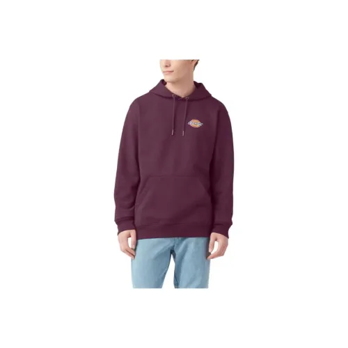 Dickies Флис Вышитый Логотип на груди Толстовка Мужская Фиолетовая