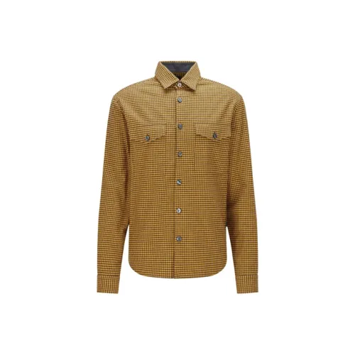 Hugo Boss Коричневые Мужские Рубашки