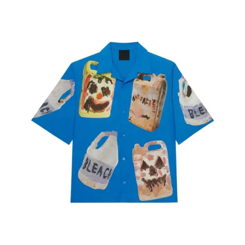 Givenchy Мужские Синие Рубашки