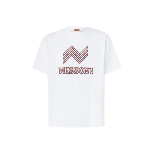MISSONI Белая Мужская T-рубашка