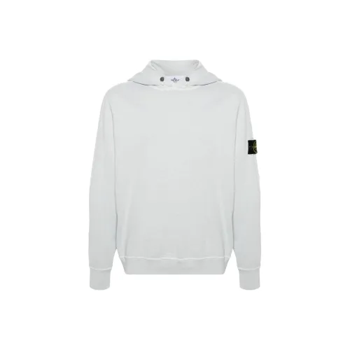 STONE ISLAND Свитшот Мужской Светло-Синий