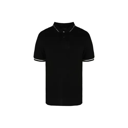EMPORIO ARMANI Черная мужская поло