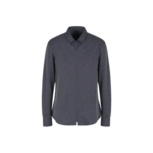 AMANI SS24 Рубашка Мужская Ночь Синий