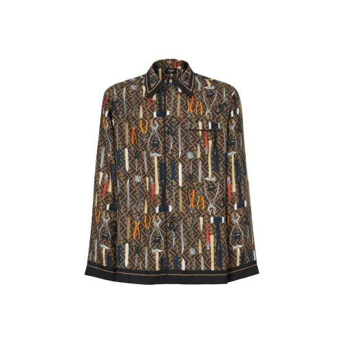 Fendi Многоцветные Мужские Рубашки