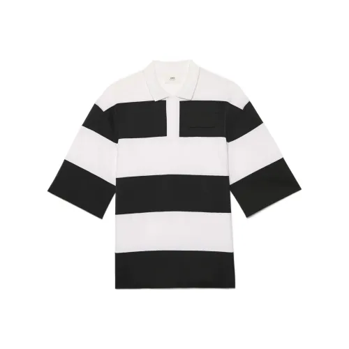 AMIPARIS Черный/Белый Мужская Рубашка Поло