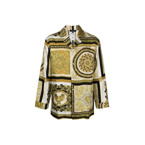 VERSACE Мужские Золотые Рубашки