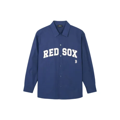 MLB SS24 Boston Red Sox Рубашка Унисекс Темно-синий