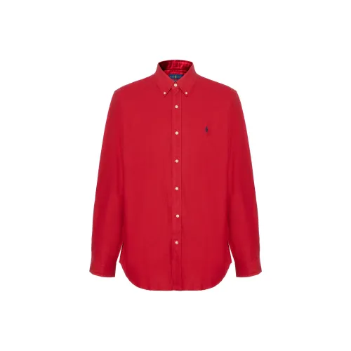 Polo Ralph Lauren FW21 Рубашка Мужская Красная