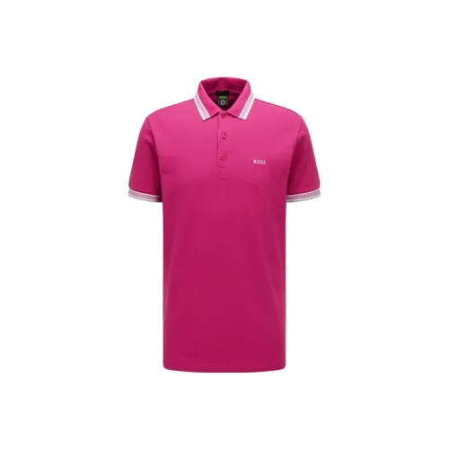 Hugo Boss Peach Pink Men's Polo