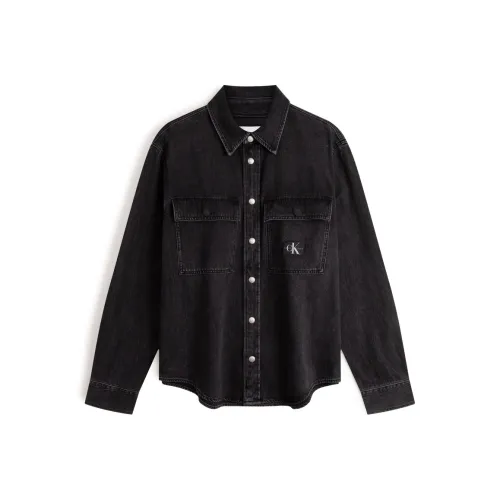 Calvin Klein Рубашка Мужская Джинсовая Черная