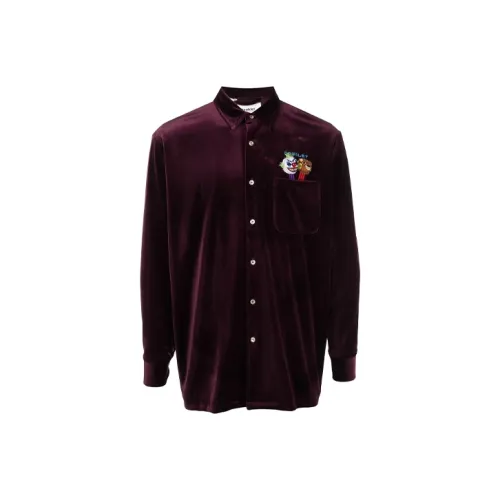 Doublet Фиолетовый Мужская Рубашка