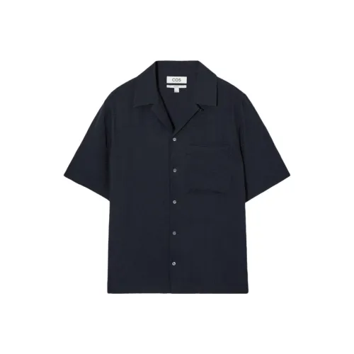 Рубашка Мужская Темно-Синяя от Collab с Engineered Garments