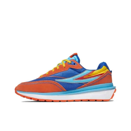 Dragon Ball Super Гоку x FILA Renno Low Топ Беговые кроссовки Мужской Синий Оранжевый