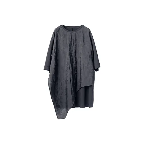 HUANXIANGZHE T-Shirt Унисекс Черный