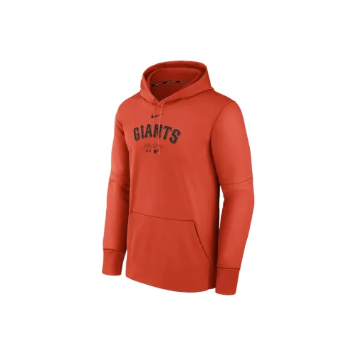nike San Francisco Giants Аутентичная коллекция Practice толстовка мужская цвет оранжевый
