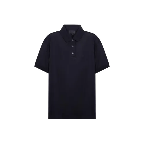 EMPORIO ARMANI Черная мужская поло