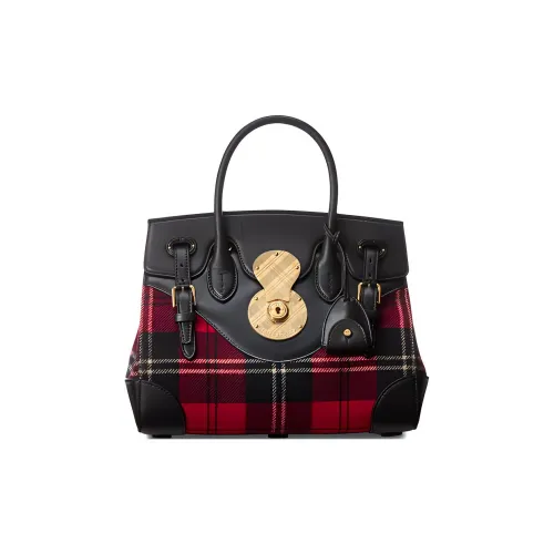 Polo Ralph Lauren Soft Ricky Ткань Сумка Стандартная Женская Красная Черная