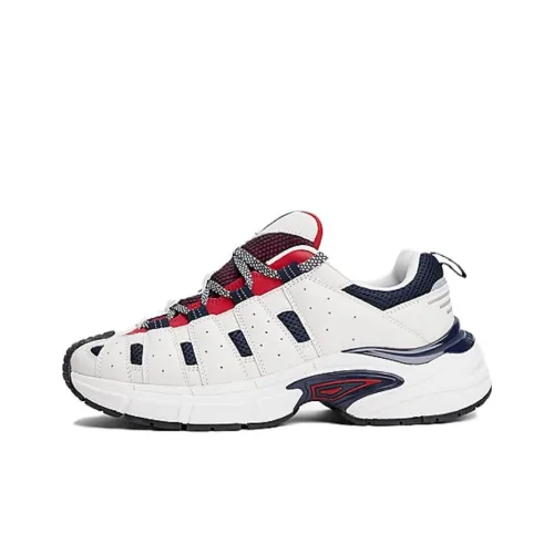 Tommy Hilfiger Trainers Slip-resistant Low Top Casual Shoes Men's Multicolor Томми Хилфигер Тренеры Противоскользящие Низкий Топ Повседневная Обувь Мужская Многоцветная