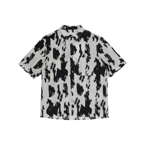 PUSH HZC Рубашка Мужская Бежевая Черная