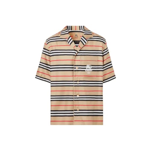 Burberry Архивный бежевый Унисекс Рубашки
