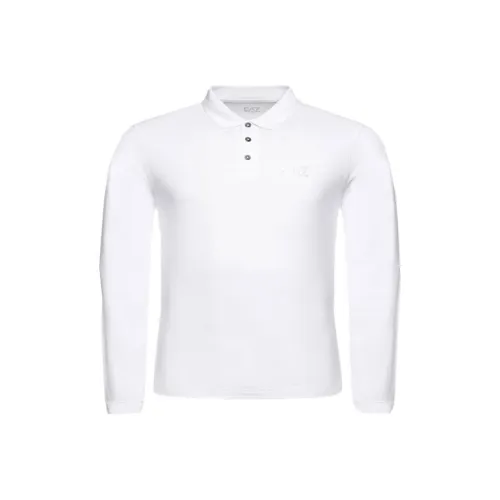 EMPORIO ARMANI SS21 Поло Мужское Белое