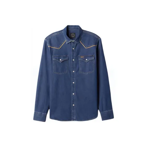 GAP DAPPER DAN Co Бренд Синий Унисекс Рубашки