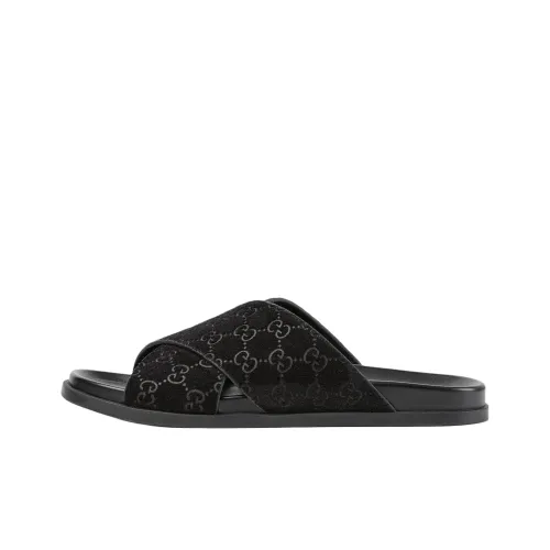 GUCCI Тихий Слипоны Мужской Черный