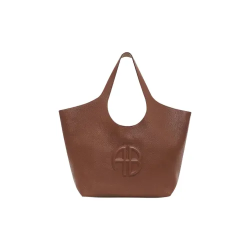 Anine Bing Коровья кожа Тоут Сумка Сумка для покупок Сумка среднего размера Женская Коньячный бренди