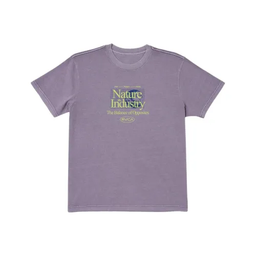 RVCA Шалфейный Фиолетовый Мужские T-Рубашки