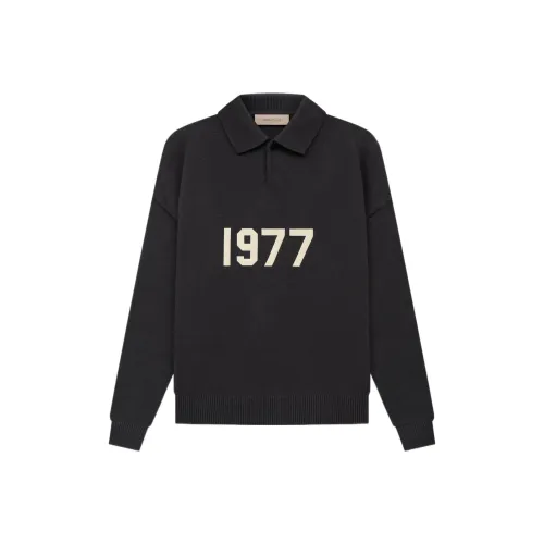 Fear of God ESSENTIALS SS22 Черная Железная Мужская Поло