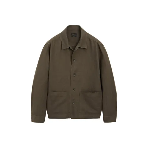 Massimo Dutti Куртки и Пальто Мужской Зеленый