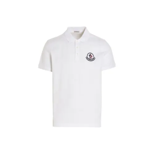 MONCLER SS22 Белая Мужская Рубашка Поло