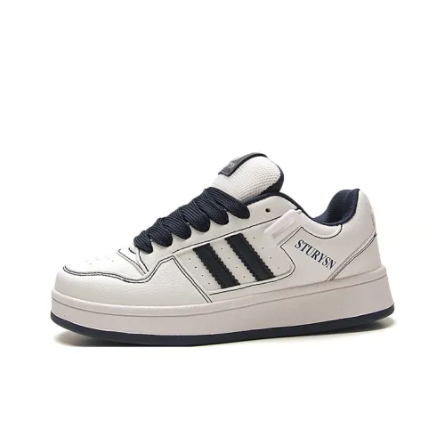 STUR YSN Низкие кроссовки для скейтбординга Женские Белые Темно-синие