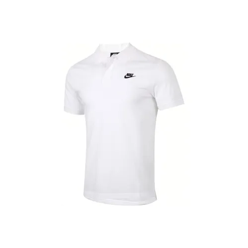 Nike Sportswear Белая Мужская Рубашка Поло