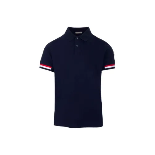 MONCLER SS22 Синий Мужское Поло