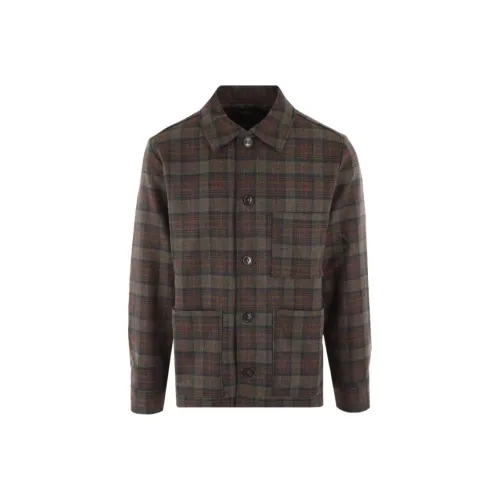 A.P.C. Joint Paragraph Коричневый Мужской Рубашки