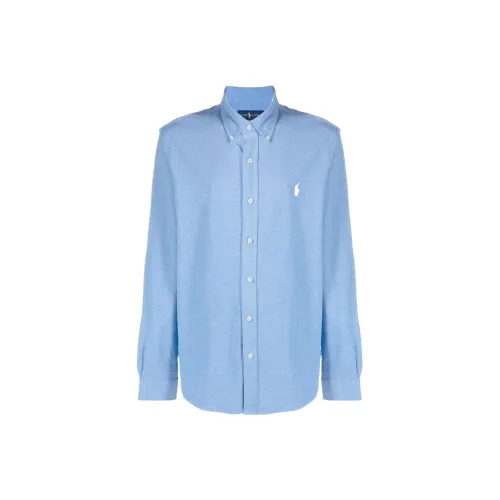 Polo Ralph Lauren SS22 Рубашка Мужская Синяя