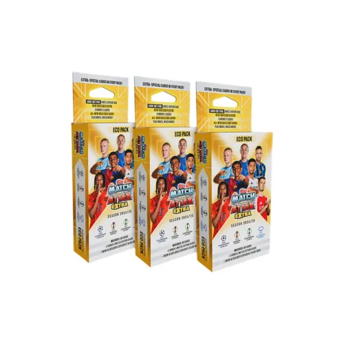 Topps 2024 25 Match Attax Extra Подвесной Коробка Набор Спортивных Карт 3 В Коробке Включено