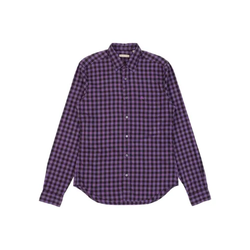 Burberry Фиолетовые Мужские Рубашки