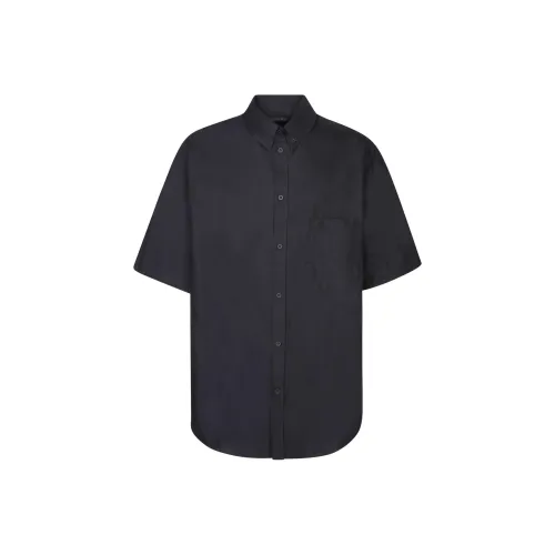 Balenciaga Мужские Черные Рубашки