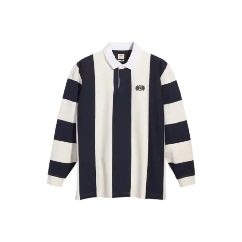 Levis Синий с Белым Lettering Мужская Поло