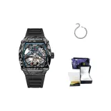 Чёрный Синий [В комплекте с браслетом Roman].