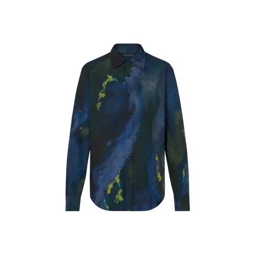 LOUIS VUITTON FW21 Рубашка Мужская Синяя