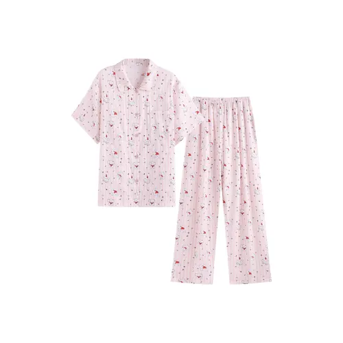 Wabi Town Пижамный комплект женский розовый