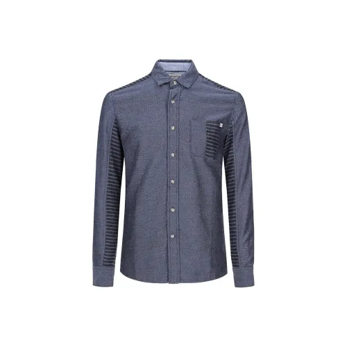Timberland Blue Men's Shirts Тимберленд Синий Мужские Рубашки